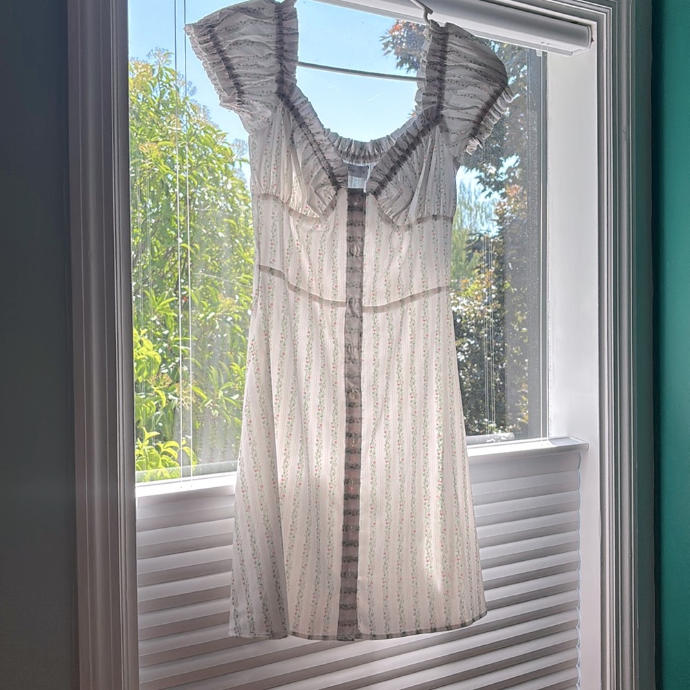 With Jean silk Isabela dress
